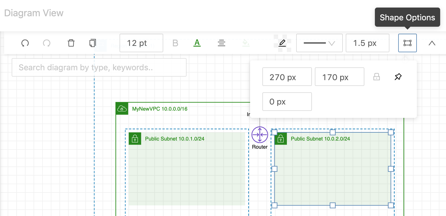 Diagram Editing Feature